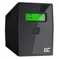 Green Cell PowerProof UPS met 2x AC Contactdozen, 1x USB-B, 2x RJ11 - 600VA/360W