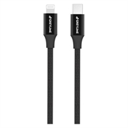 GreyLime 18W Gevlochten USB-C / Lightning Kabel - MFi-gecertificeerd - 1m