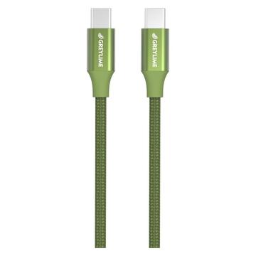 GreyLime 60W Gevlochten USB-C / USB-C Kabel - 1m