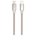 GreyLime Gevlochten USB-C / USB-C Kabel - 2m