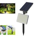 Grondspies solarlamp met 62 LED's - Warm licht