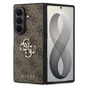 Samsung Galaxy Z Fold8 Ultra Guess 4G Big Metal Logo Hybride Hoesje - Bruin