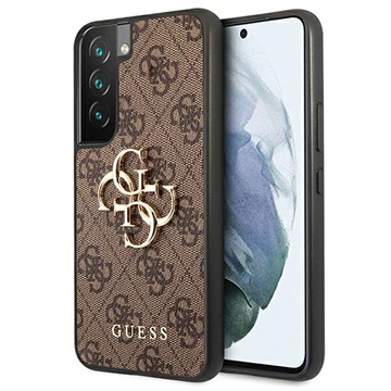 Guess 4G Big Metal Logo Samsung Galaxy S22 5G Hybrid Case - Bruin