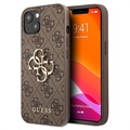 Guess 4G Big Metal Logo iPhone 13 Hybrid Case