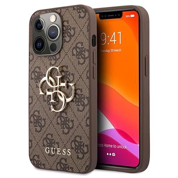 Guess 4G Big Metal Logo iPhone 13 Pro Max Hybrid Case