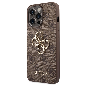 Guess 4G Big Metal Logo iPhone 14 Pro Max Hybrid Case