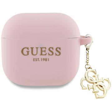 AirPods 4 Guess 4G Charm siliconen hoesje
