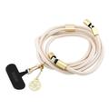 Guess 4G Bedel Crossbody Riem & USB-C Kabel - 1.5m - Beige