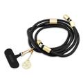 Guess 4G Bedel Crossbody Riem & USB-C Kabel - 1.5m - Zwart