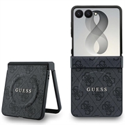 Samsung Galaxy Z Flip8 Guess 4G gekleurde ring case - MagSafe compatibel - Zwart