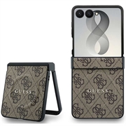Samsung Galaxy Z Flip8 Guess 4G gekleurde ring case - MagSafe compatibel - Bruin