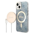 Guess 4G Edition Bundle Pack iPhone 14 Hoesje & Draadloze Oplader