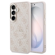 Samsung Galaxy S26 Guess 4G Gold Frame Hoesje - compatibel met MagSafe - roze