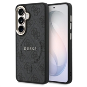 Samsung Galaxy S26+ Guess 4G Gold Frame Hoesje - compatibel met MagSafe - Zwart