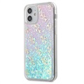 Guess 4G Liquid Glitter iPhone 12 Mini Hybride Hoesje