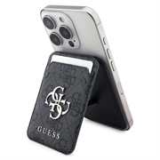 Guess 4G Metalen Logokaarthouder met Voet - MagSafe Compatibel