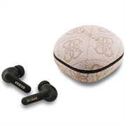 Guess 4G Script Logo ENC True Wireless hoofdtelefoon - Roze