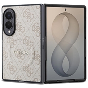 Samsung Galaxy Z Fold8 Guess 4G Script Metal Logo magnetische hoesje - roze