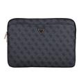 Guess 4G Laptophoes met driehoekig logo en rits - 14" - Zwart