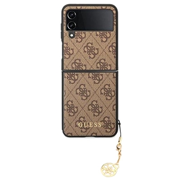 Guess Charms Collection 4G Samsung Galaxy Z Flip4 Cover - Bruin