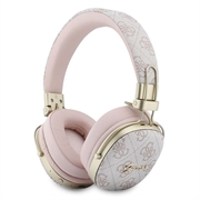 Guess ENC Metal 4G Script Logo draadloze hoofdtelefoon - roze