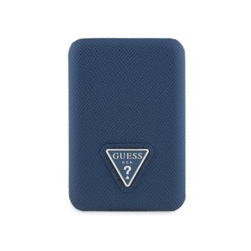 Guess Grained Triangle Logo MagSafe Compatibel Powerbank 5000mAh - Blauw