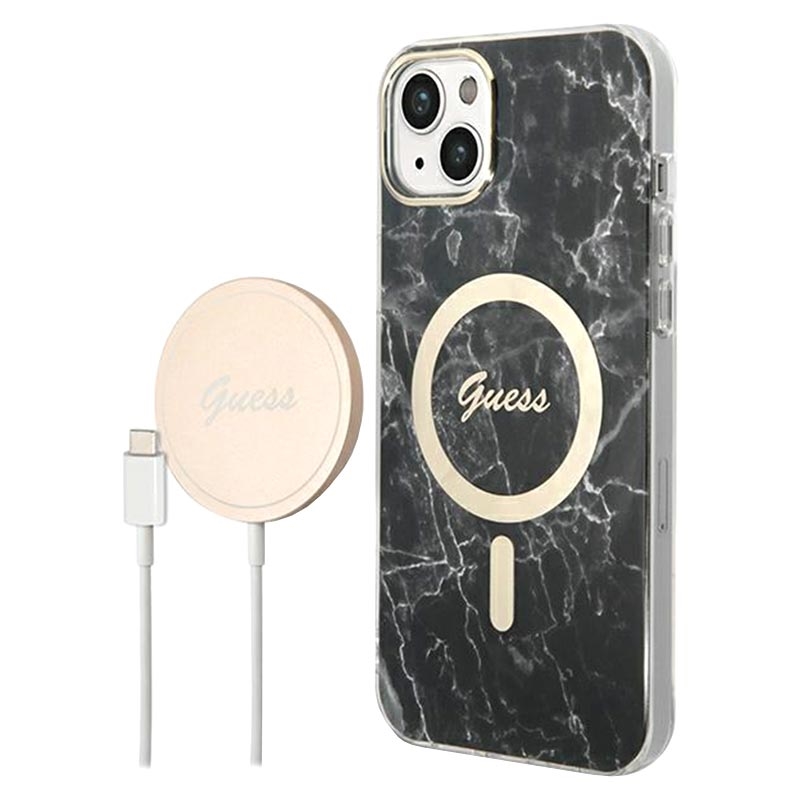 Marble Edition Bundle 14 Hoesje & Draadloze Oplader