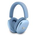 Guess draadloze hoofdtelefoon met ENC en metallic gouden logo in scriptstijl - Lichtblauw