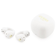 Guess Mini Classic Logo OWS draadloze oortjes - Wit