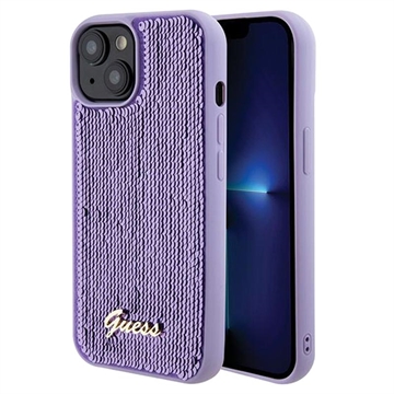 iPhone 15 Guess Sequin Script Logo Cover