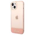 Guess Translucent iPhone 14 Hybride Hoesje (Geopende verpakking - Uitstekend) - Roze