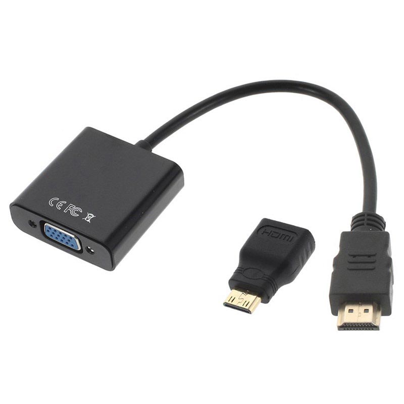 Schipbreuk opzettelijk Ondraaglijk HDMI, Mini HDMI / VGA Adapter Kabel