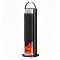 HQ30-300B 2000W PTC-keramische torenverwarmer met 3D-vlammeffect - zwart