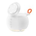 HT-571 5-in-1 magnetische draadloze oplader met Bluetooth-luidspreker en nachtlampje - Wit