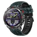 HT37 Fitness-smartwatch met hartslag-/bloeddrukmonitor - Camouflage blauw