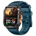 HT46 waterdicht sport-smartwatch met 1200mAh-batterij - blauw