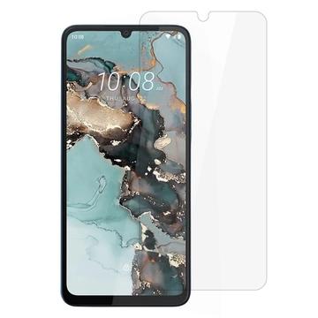 HTC Wildfire E5 Plus Glazen Screenprotector - Case Friendly - Doorzichtig
