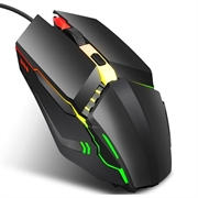 HXSJ S200 bedrade muis kleurrijke lichtgevende Gaming muis
