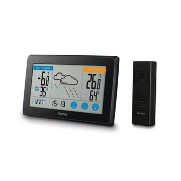 Hama Touch Weerstation met Draadloze Buitensensor - Zwart