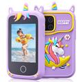 Happy Unicorn Z10 X Type Slim Speelgoed voor Kinderen met Camera, 20 Spelletjes, Muziekspeler - Paars
