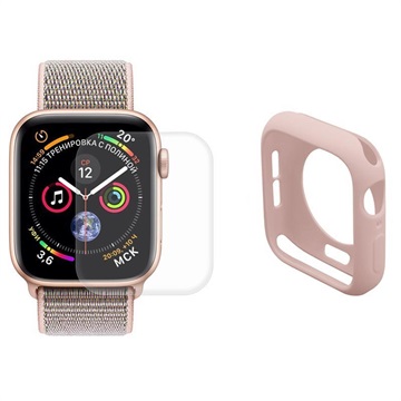 Hat Prince Apple Watch Series SE/6/5/4 Full Bescherming Set - 40mm - Roze