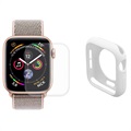 Hat Prince Apple Watch Series SE/6/5/4 Full Bescherming Set - 40mm - Wit