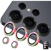 Samsung Galaxy S26 Ultra Hat Prince Glitter Camera Lens Beschermer - Kleurrijke