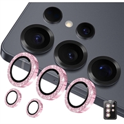 Samsung Galaxy S26 Ultra Hat Prince Glitter Camera Lens Beschermer - Roze