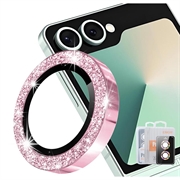 Samsung Galaxy Z Flip8 Hat Prince Glitter Camera Lens Beschermer - Roze