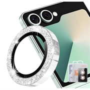 Samsung Galaxy Z Flip8 Hat Prince Glitter Camera Lens Beschermer - Zilver