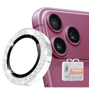 iPhone 18 Pro/18 Pro Max Hat Prince Glitter Camera Lens Beschermer - Zilver