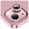 Hat Prince Glitter iPhone 14/14 Plus Camera Lens Protector - Roze