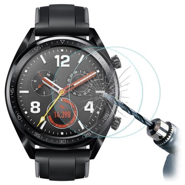 Hat Prince Huawei Watch GT Gehard Glazen Screenprotector - 2 St.