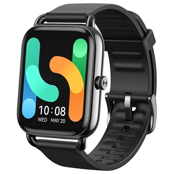 Haylou RS4 Plus LS11 Waterbestendige Smartwatch - Siliconen Band (Geopende verpakking - Uitstekend) - Zwart